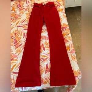 REVICE Red Flare & Wide Leg Jeans